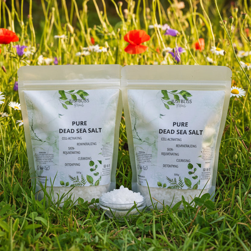 Pure Dead Sea Bath Salt – Mineral-Rich, 100% Natural Relaxation Soak - JUSTBLiSS Naturals