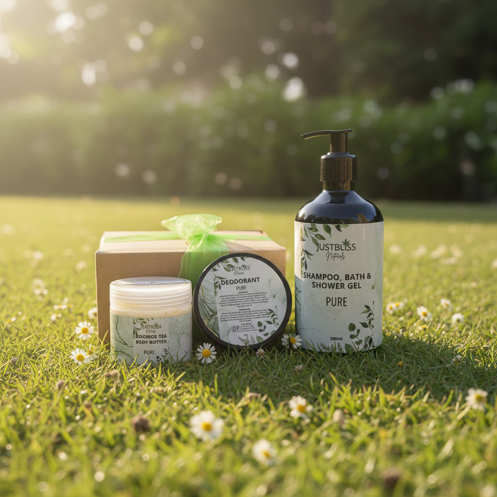Pure Unfragranced Gift Box Bundle – Sensitive Skin Body Care Set 