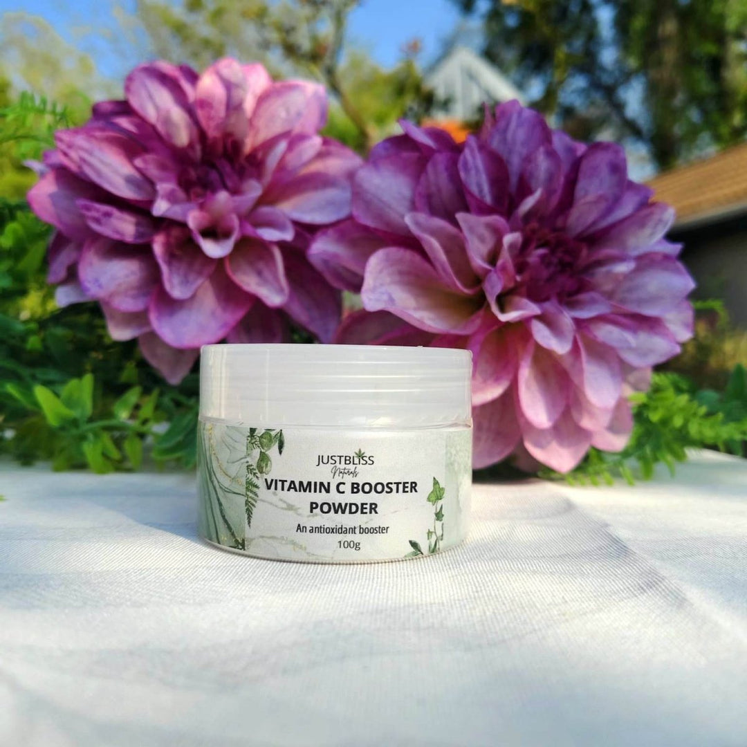 Pure Vitamin C Powder 100g – 100% Additive-Free Brightening Skincare - JUSTBLiSS Naturals