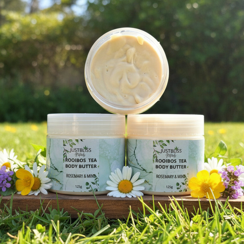 Rooibos Tea Body Butter – Deep Hydration &amp; Antioxidant Care JUSTBLiSS Naturals