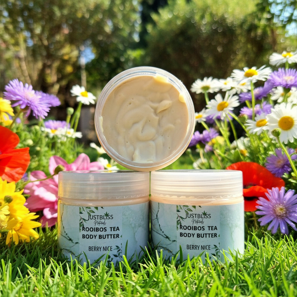 Rooibos Tea Body Butter – Deep Hydration &amp; Antioxidant Care JUSTBLiSS Naturals