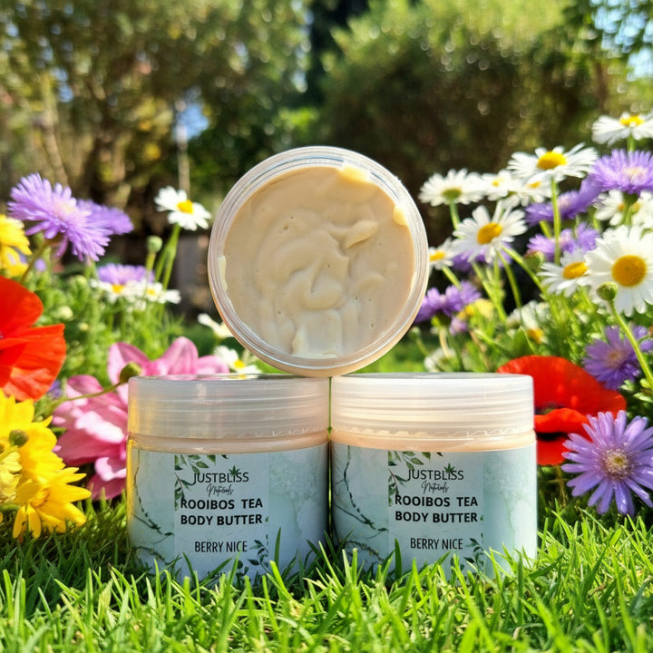 Rooibos Tea Body Butter – Deep Hydration &amp; Antioxidant Care JUSTBLiSS Naturals