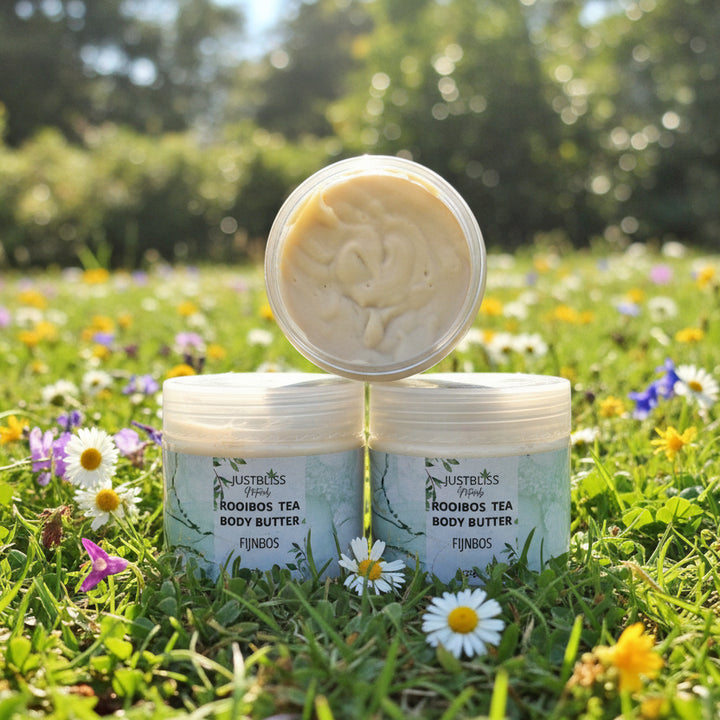 Rooibos Tea Body Butter – Deep Hydration &amp; Antioxidant Care JUSTBLiSS Naturals