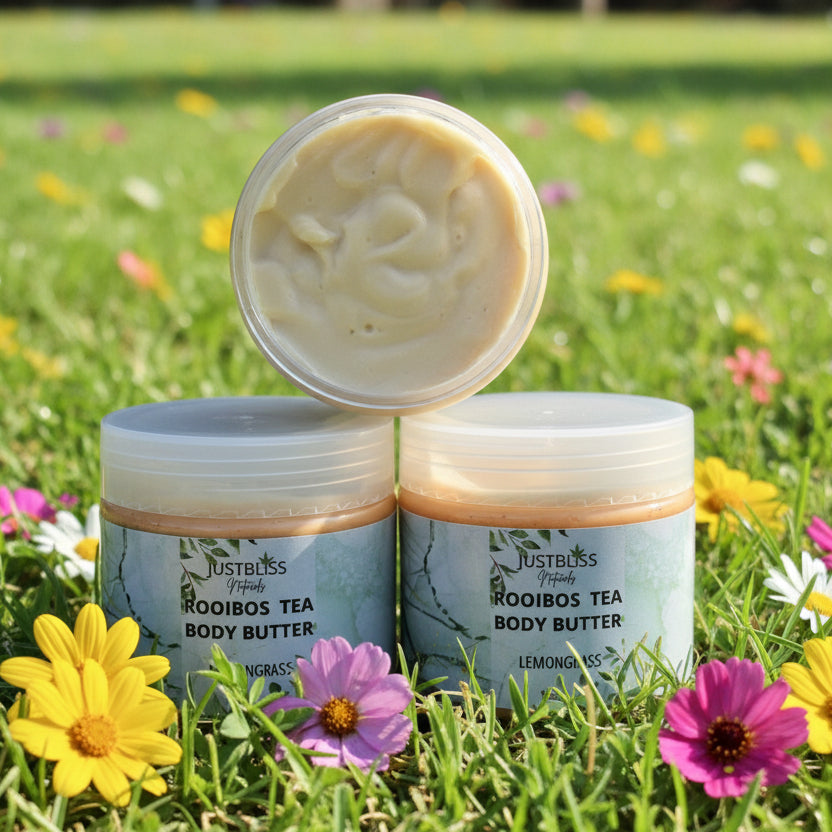 Rooibos Tea Body Butter – Deep Hydration &amp; Antioxidant Care - JUSTBLiSS Naturals
