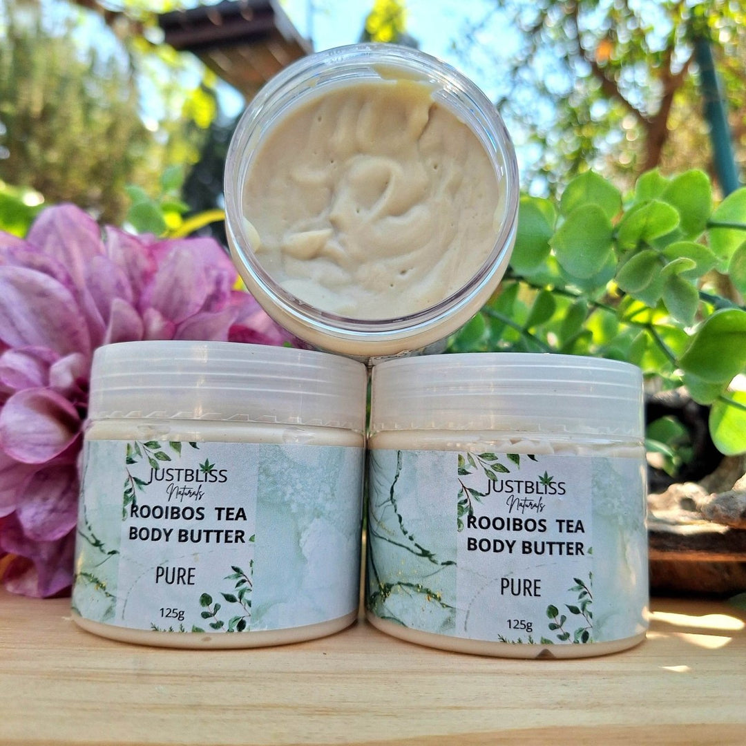 Rooibos Tea Body Butter – Deep Hydration &amp; Antioxidant Care - JUSTBLiSS Naturals