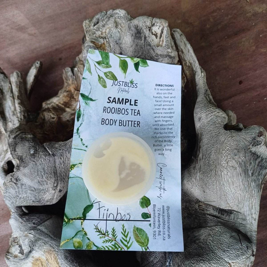 Rooibos Tea Body Butter Sample – Deeply Nourishing, Plant-Based Moisture - JUSTBLiSS Naturals