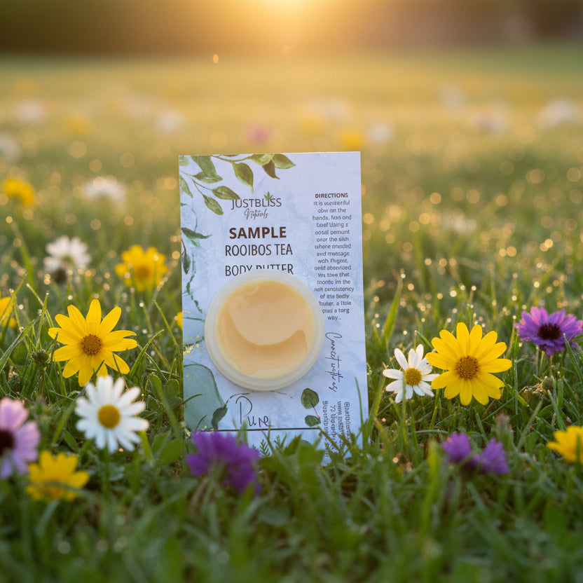 Rooibos Tea Body Butter Sample – Deeply Nourishing, Plant-Based Moisture - JUSTBLiSS Naturals