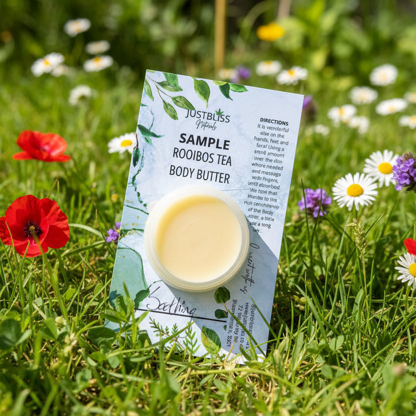 Rooibos Tea Body Butter Sample – Deeply Nourishing, Plant-Based Moisture - JUSTBLiSS Naturals