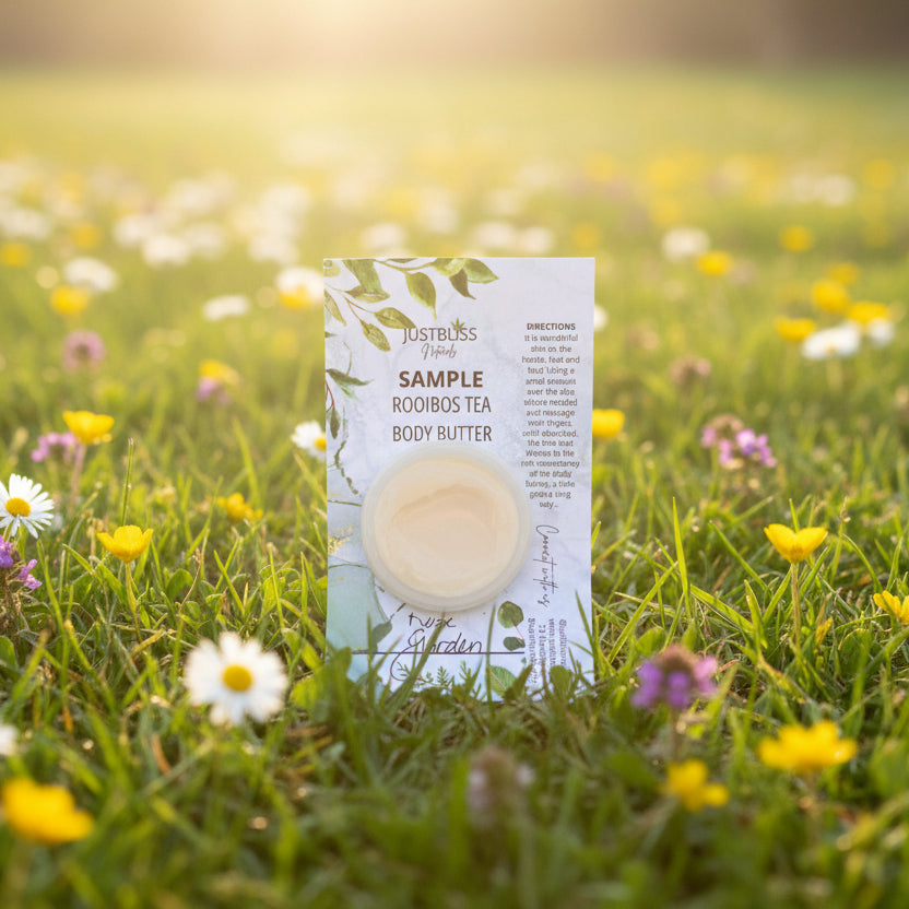 Rooibos Tea Body Butter Sample – Deeply Nourishing, Plant-Based Moisture - JUSTBLiSS Naturals