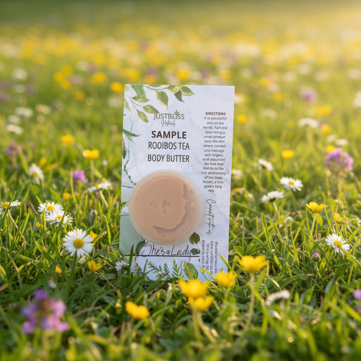 Rooibos Tea Body Butter Sample – Deeply Nourishing, Plant-Based Moisture - JUSTBLiSS Naturals