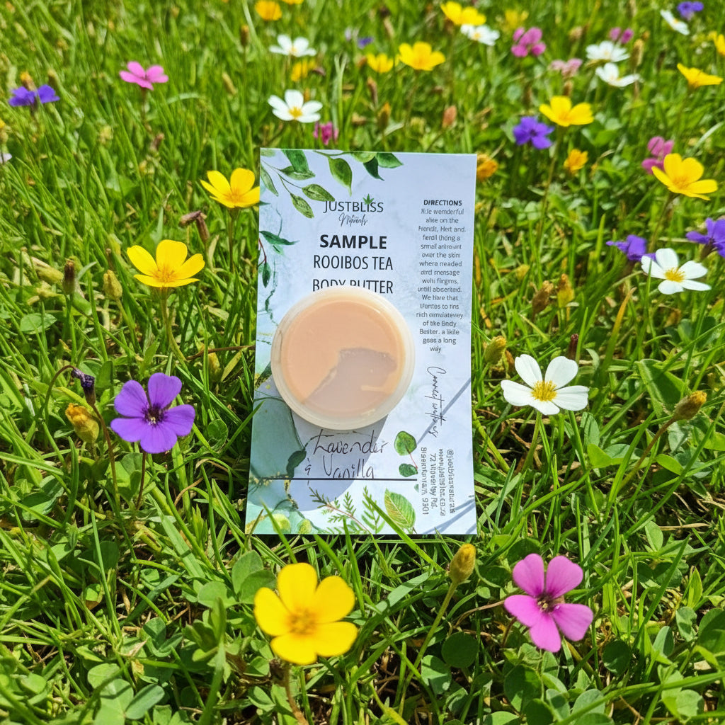 Rooibos Tea Body Butter Sample – Deeply Nourishing, Plant-Based Moisture - JUSTBLiSS Naturals