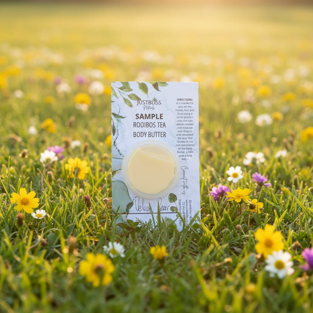 Rooibos Tea Body Butter Sample – Deeply Nourishing, Plant-Based Moisture - JUSTBLiSS Naturals