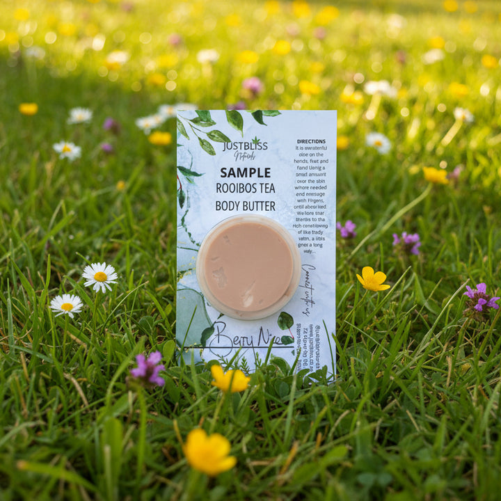 Rooibos Tea Body Butter Sample – Deeply Nourishing, Plant-Based Moisture - JUSTBLiSS Naturals
