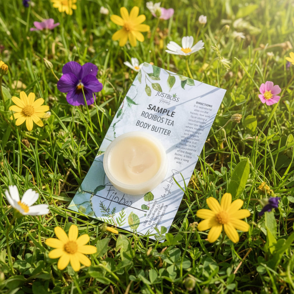 Rooibos Tea Body Butter Sample – Deeply Nourishing, Plant-Based Moisture - JUSTBLiSS Naturals