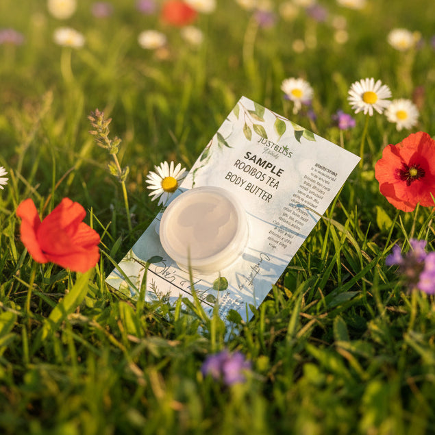 Rooibos Tea Body Butter Sample – Deeply Nourishing, Plant-Based Moisture - JUSTBLiSS Naturals