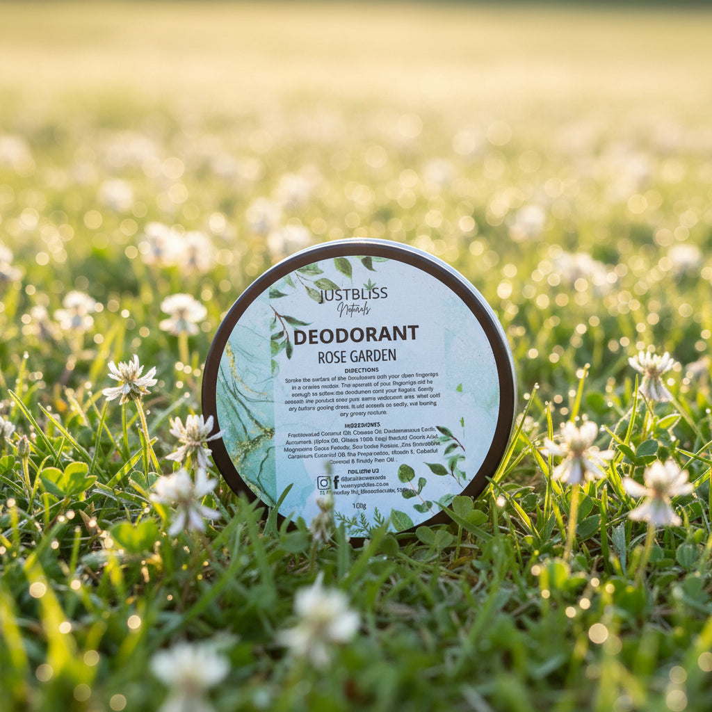 DEODORANT: Rose Garden (Geranium) - JUSTBLiSS Naturals