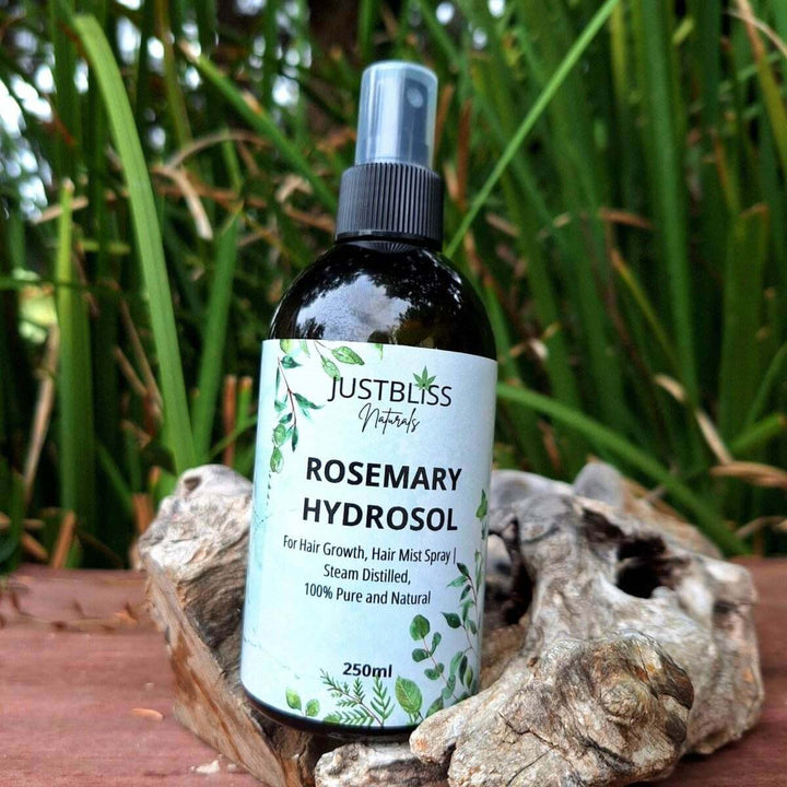 Rosemary Hydrosol Hair Growth Mist – Pure, Plant-Based Scalp &amp; Hair Care - JUSTBLiSS Naturals
