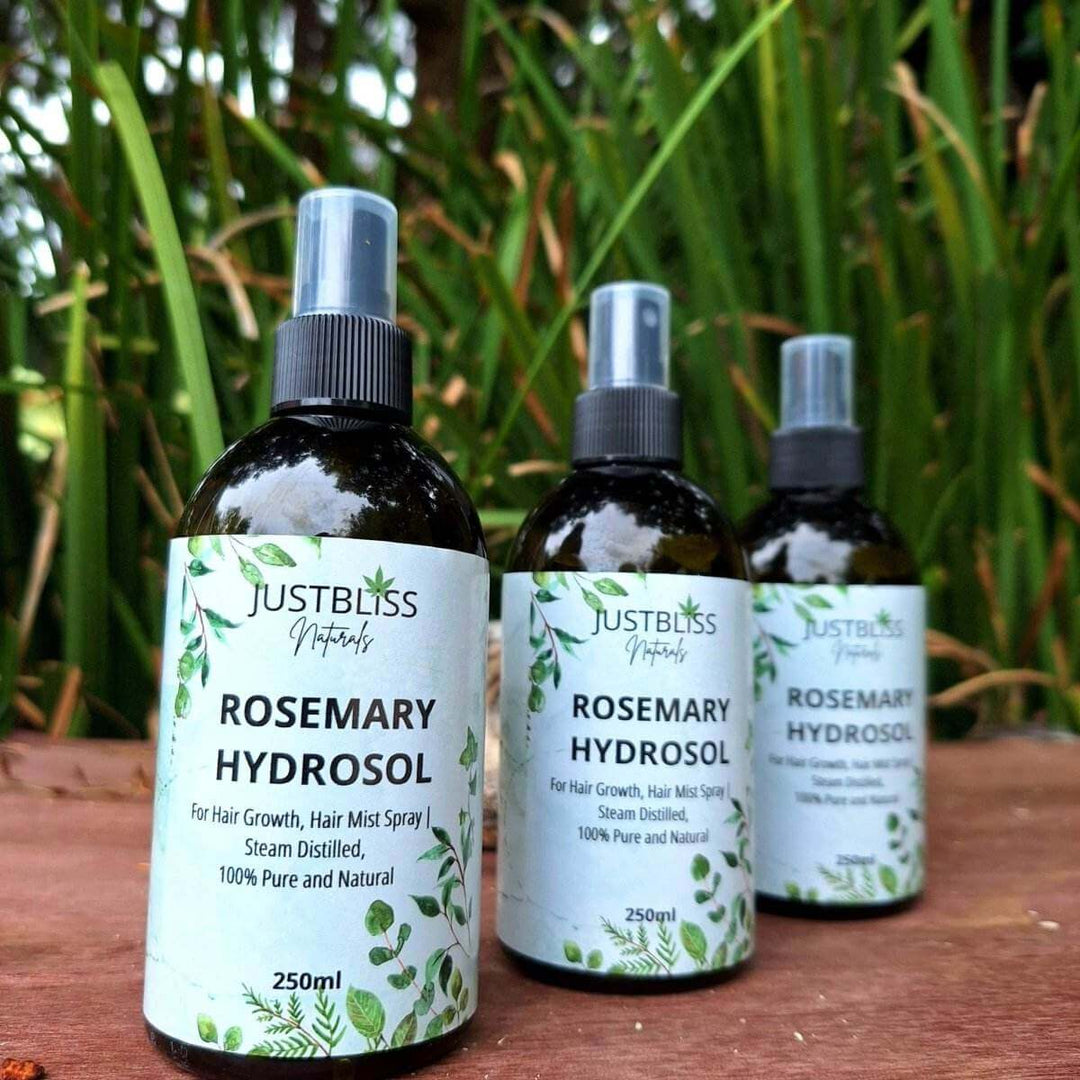 Rosemary Hydrosol Hair Growth Mist – Pure, Plant-Based Scalp &amp; Hair Care - JUSTBLiSS Naturals