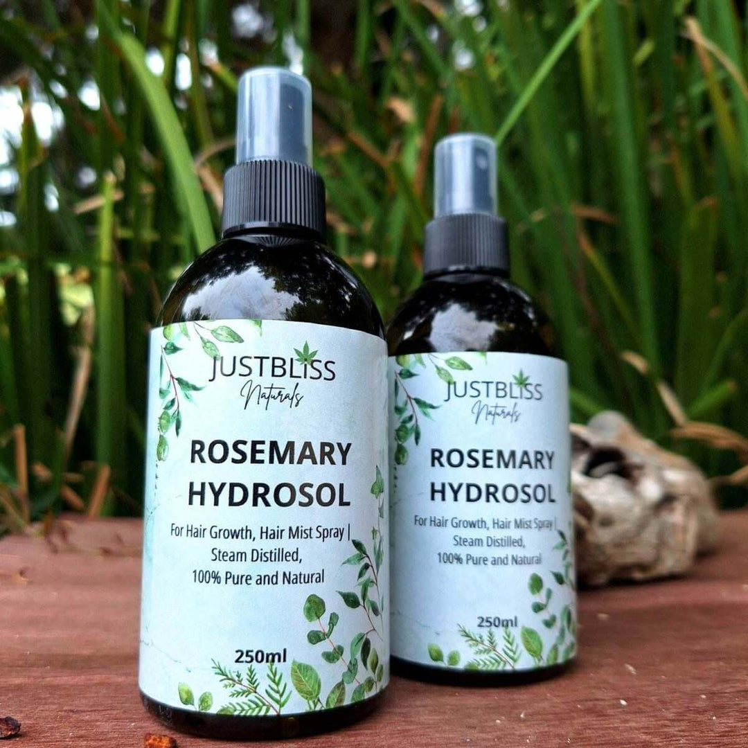 Rosemary Hydrosol Hair Growth Mist – Pure, Plant-Based Scalp &amp; Hair Care - JUSTBLiSS Naturals