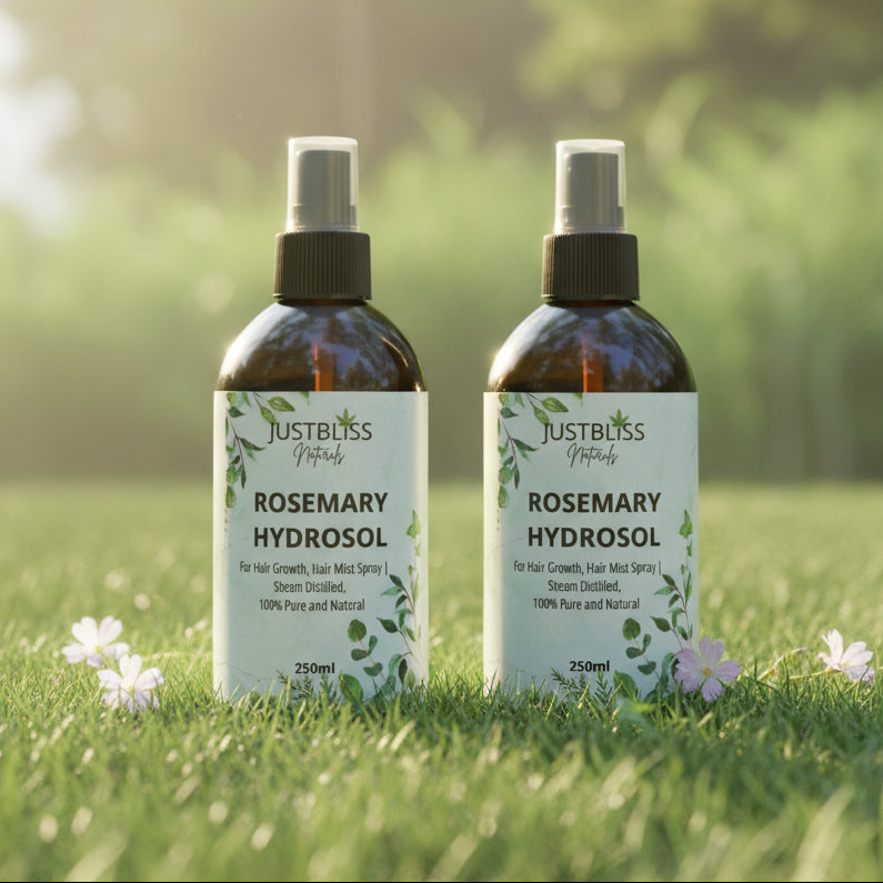 Rosemary &amp; Mint Hair Loss Treatment Bundle – Natural Hair Growth Solution - JUSTBLiSS Naturals