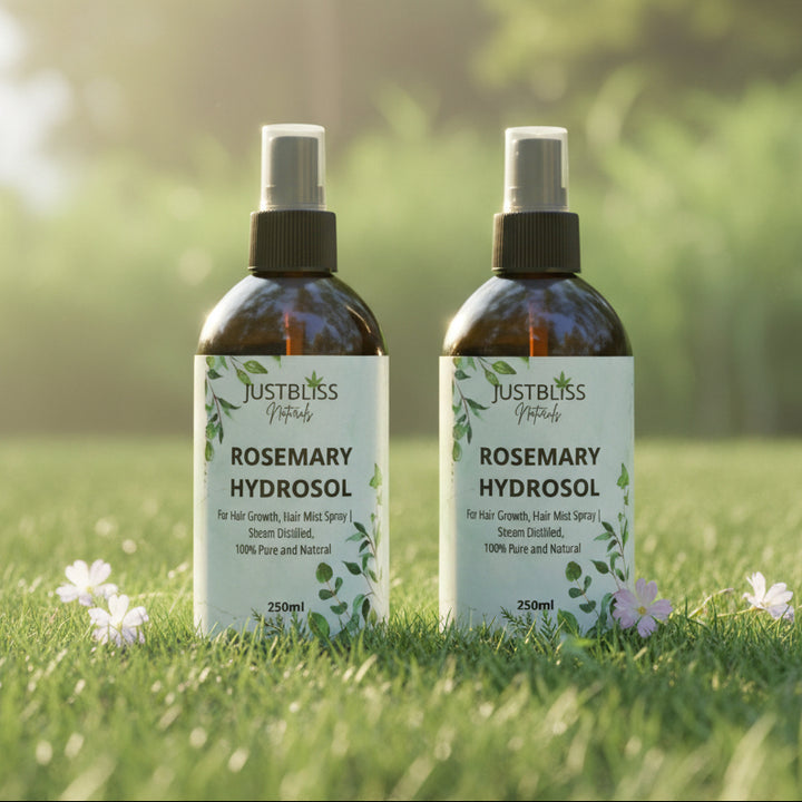 Rosemary &amp; Mint Hair Loss Treatment Bundle – Natural Hair Growth Solution - JUSTBLiSS Naturals