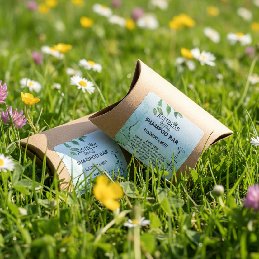 Rosemary & Mint Mini Shampoo Bar – Zero Waste, All-in-One Cleanse - JUSTBLiSS Naturals
