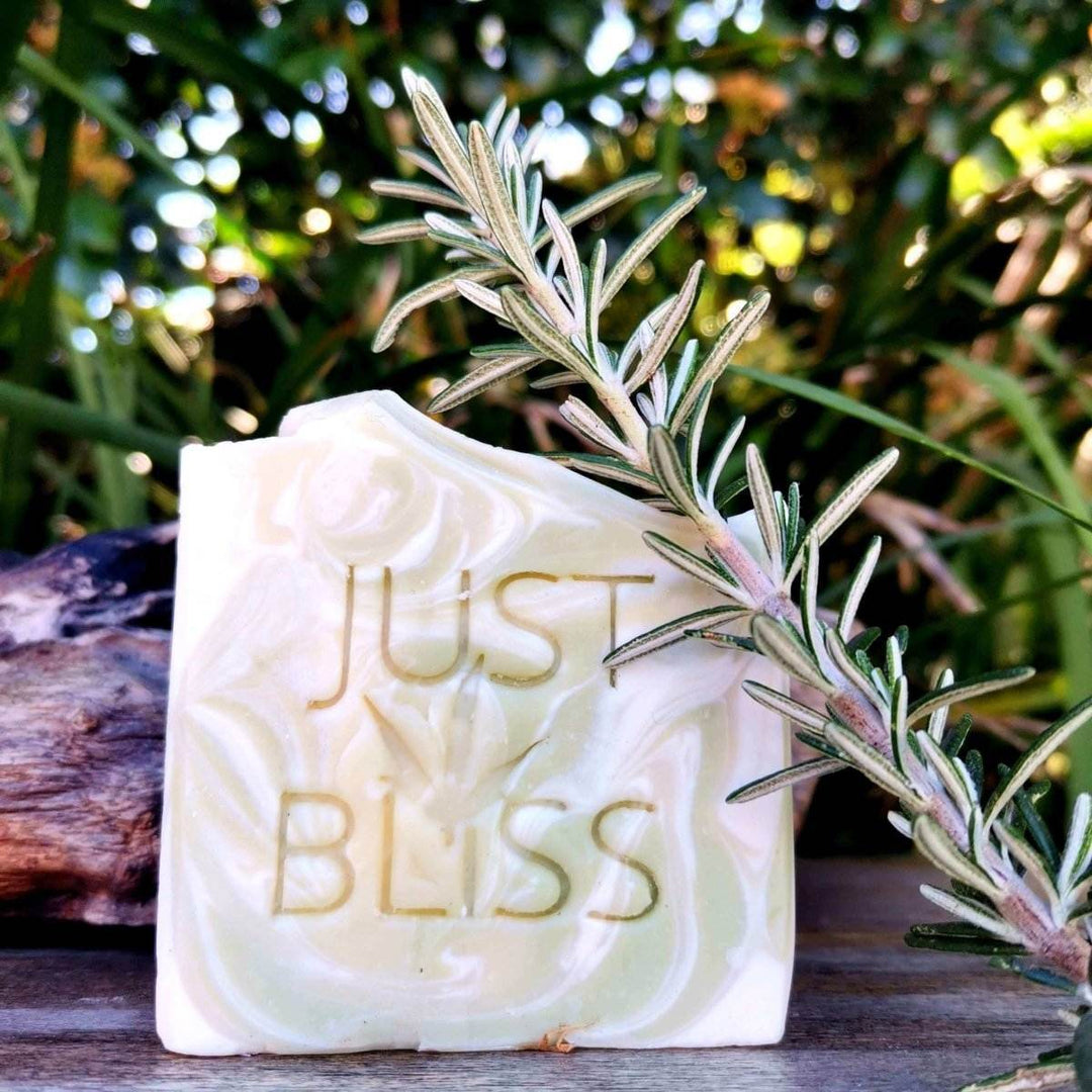Rosemary &amp; Mint Vegan Soap Bar – Refreshing, Plant-Based Cleanse - JUSTBLiSS Naturals
