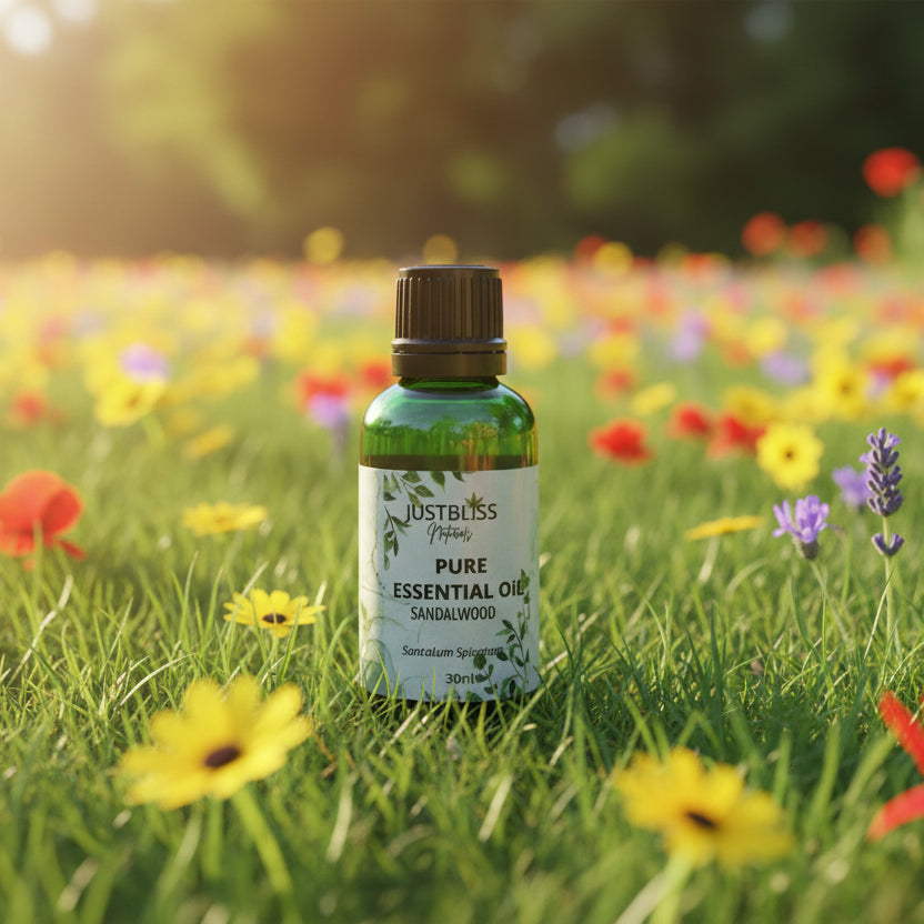 Sandalwood Essential Oil – Calming, Eco-Friendly Aromatherapy - JUSTBLiSS Naturals