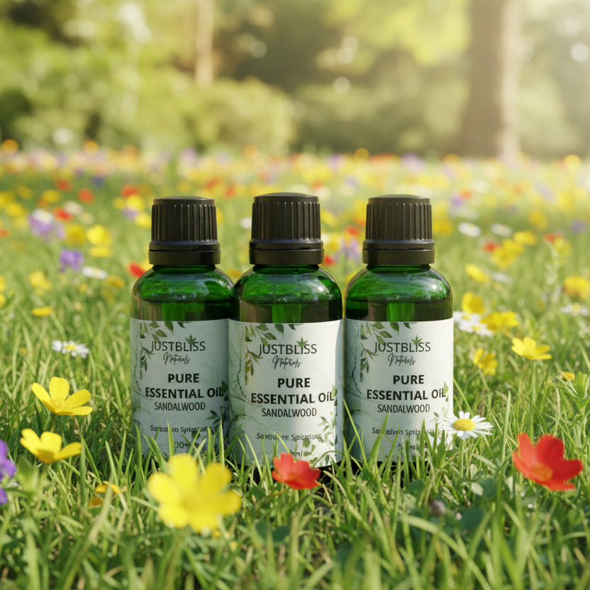 Sandalwood Essential Oil – Calming, Eco-Friendly Aromatherapy - JUSTBLiSS Naturals