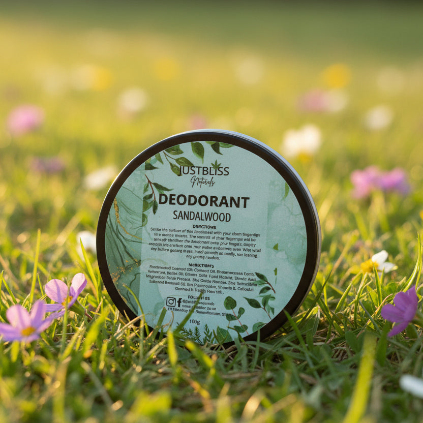 Aluminium-Free Natural Deodorant – Plant-Based Freshness for Sensitive Skin - JUSTBLiSS Naturals