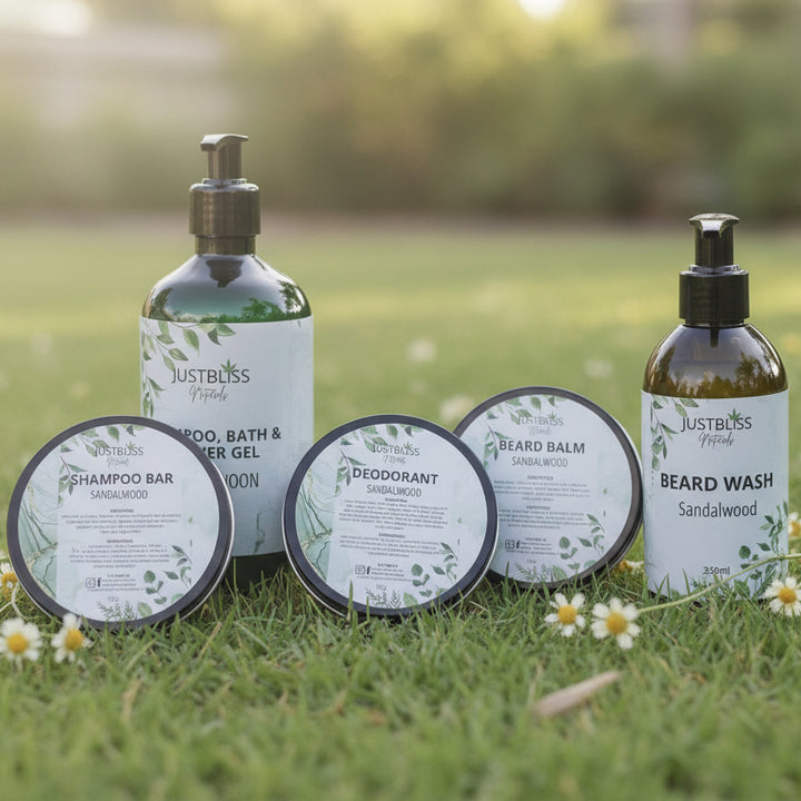 Sandalwood Gift Box (For Him - Beard Wash &amp; Balm)