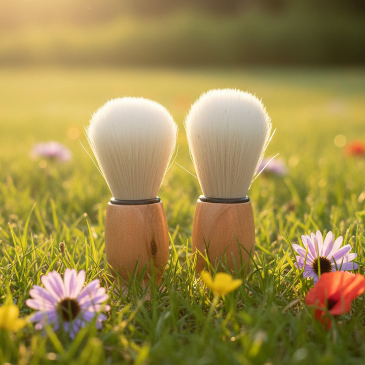 Natural Shaving Brush – Eco-Friendly, Gentle Exfoliation for Smooth Shaves - JUSTBLiSS Naturals