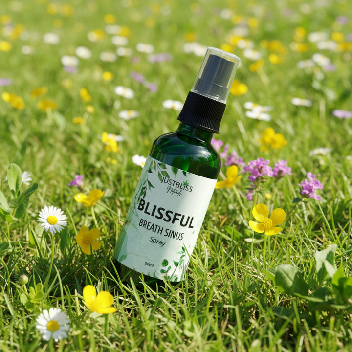 Natural Sinus Relief Spray – Fast-Acting Botanical Comfort - JUSTBLiSS Naturals