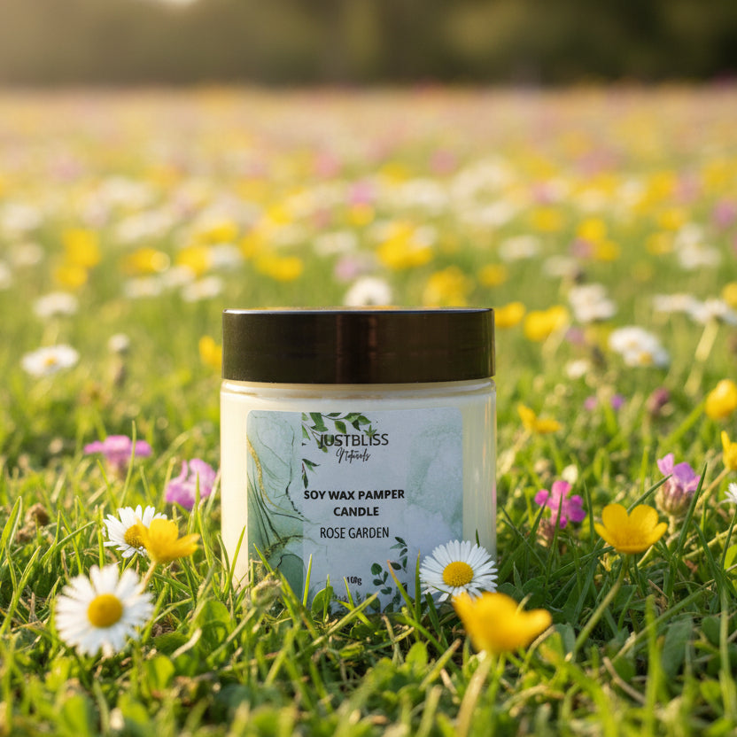 Soy Massage Candle 100ml – Aromatherapy & Vegan Moisturizing Body Oil - JUSTBLiSS Naturals