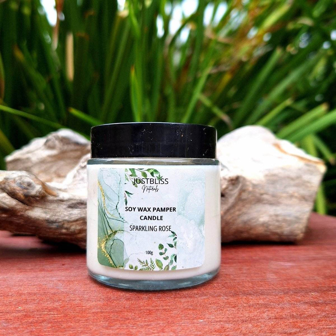 Soy Massage Candle 100ml – Aromatherapy &amp; Vegan Moisturizing Body Oil - JUSTBLiSS Naturals