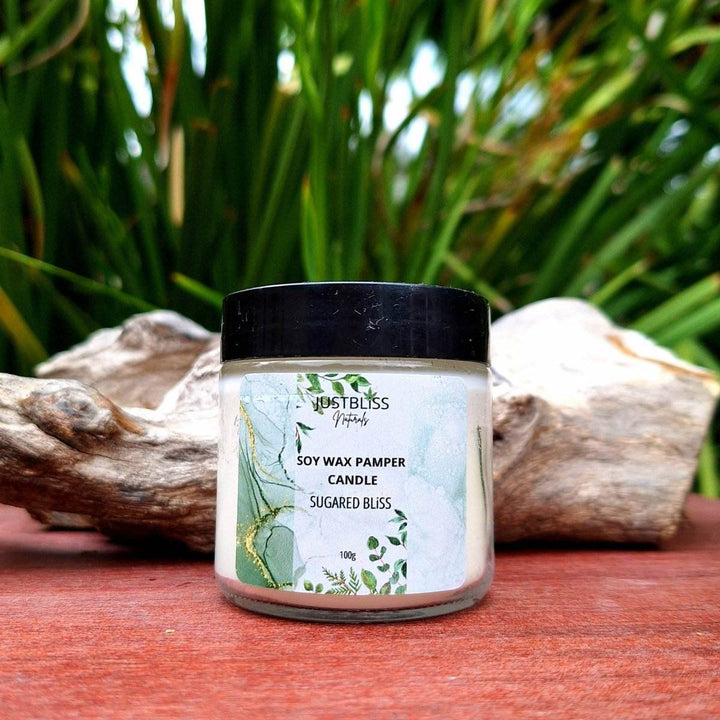 Soy Massage Candle 100ml – Aromatherapy &amp; Vegan Moisturizing Body Oil - JUSTBLiSS Naturals