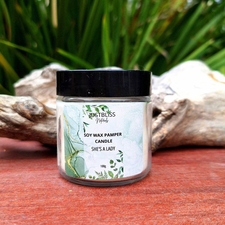 Soy Massage Candle 100ml – Aromatherapy &amp; Vegan Moisturizing Body Oil - JUSTBLiSS Naturals