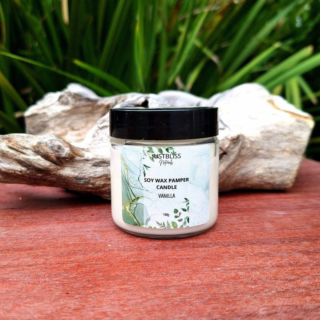 Soy Massage Candle 100ml – Aromatherapy &amp; Vegan Moisturizing Body Oil - JUSTBLiSS Naturals
