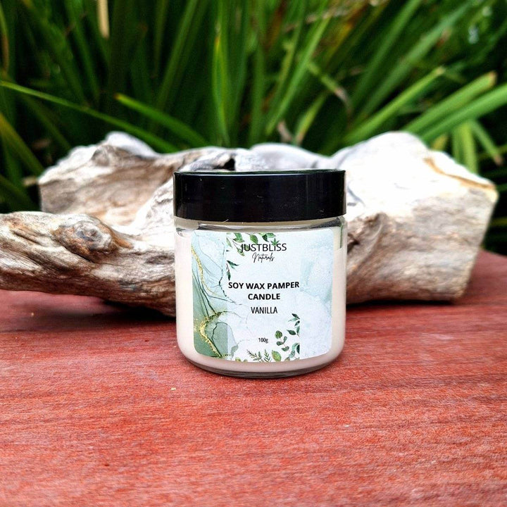 Soy Massage Candle 100ml – Aromatherapy &amp; Vegan Moisturizing Body Oil - JUSTBLiSS Naturals