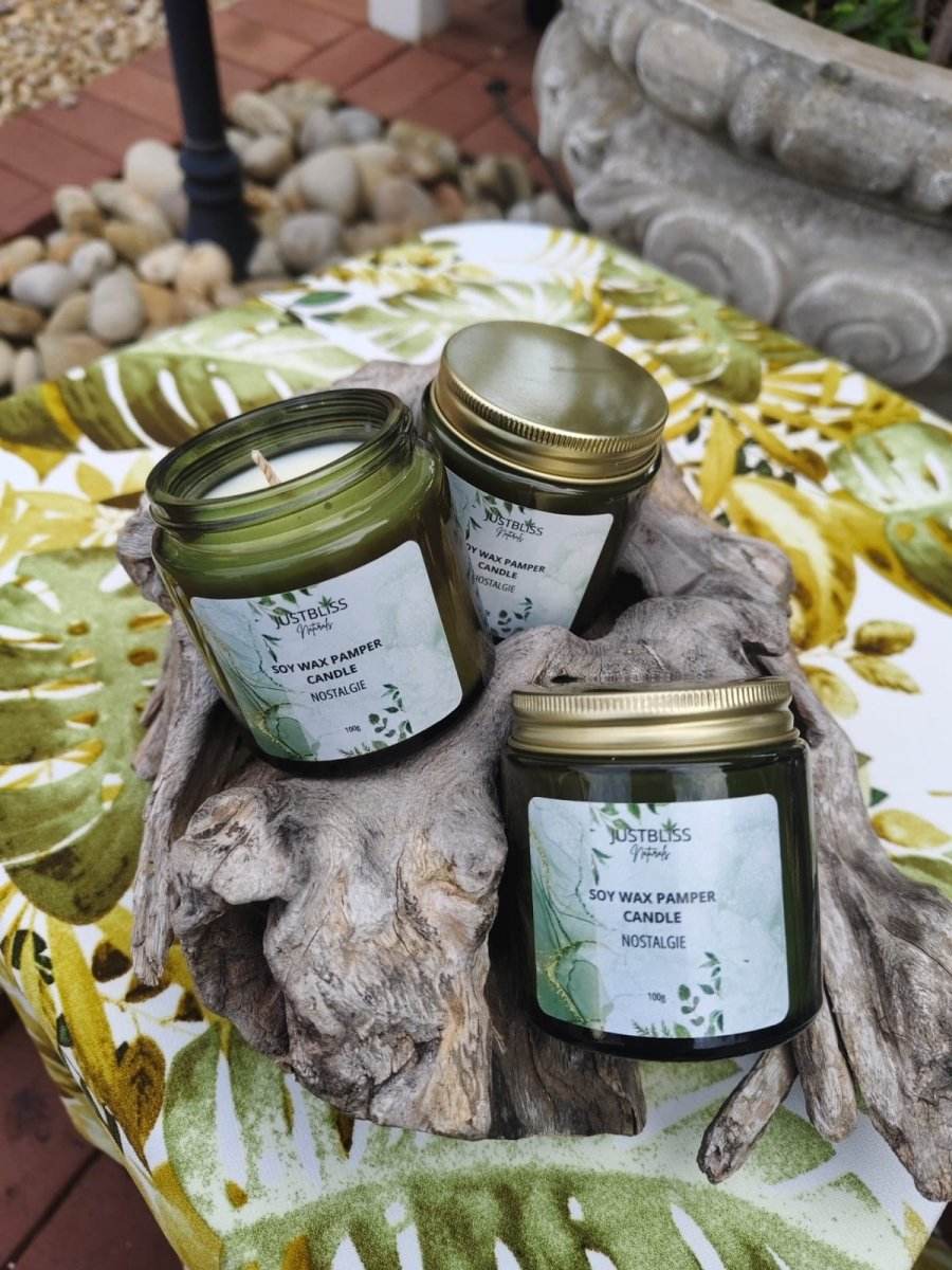 Soy Massage Candle 100ml – Aromatherapy &amp; Vegan Moisturizing Body Oil - JUSTBLiSS Naturals