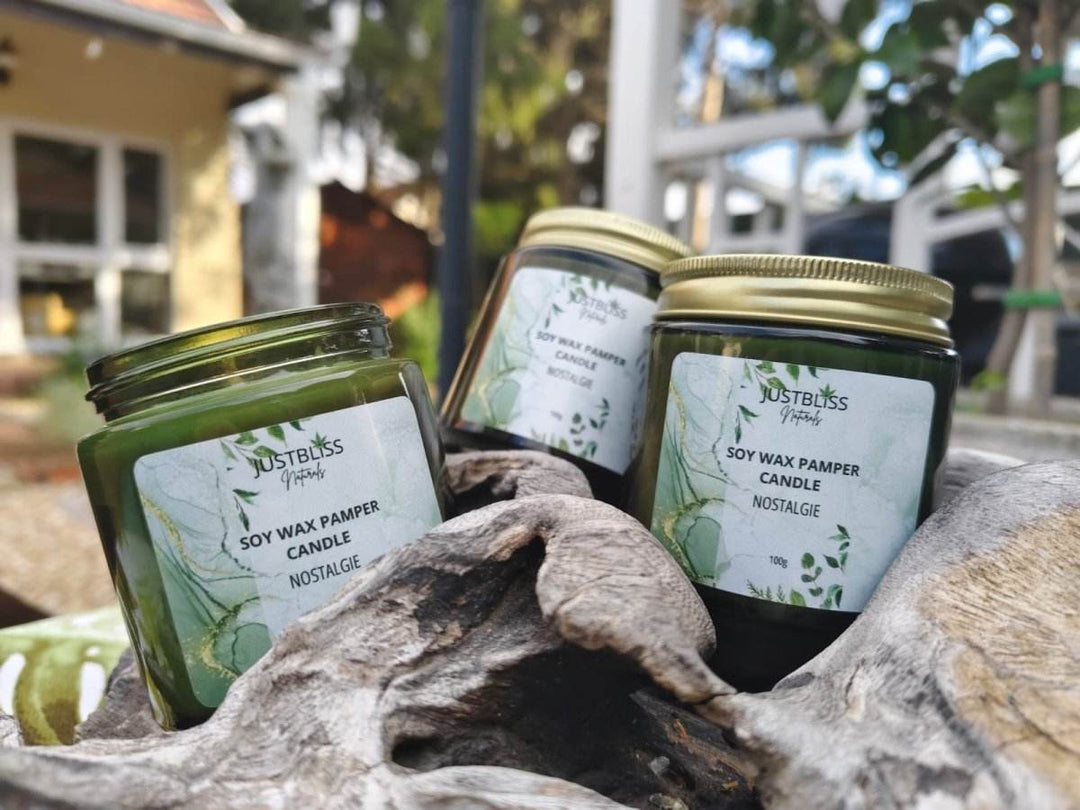 Soy Massage Candle 100ml – Aromatherapy &amp; Vegan Moisturizing Body Oil - JUSTBLiSS Naturals