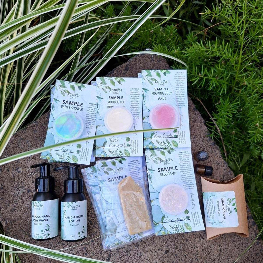 Starter Kit – Plant-Based Skincare &amp; Body Care Essentials Sampler - JUSTBLiSS Naturals