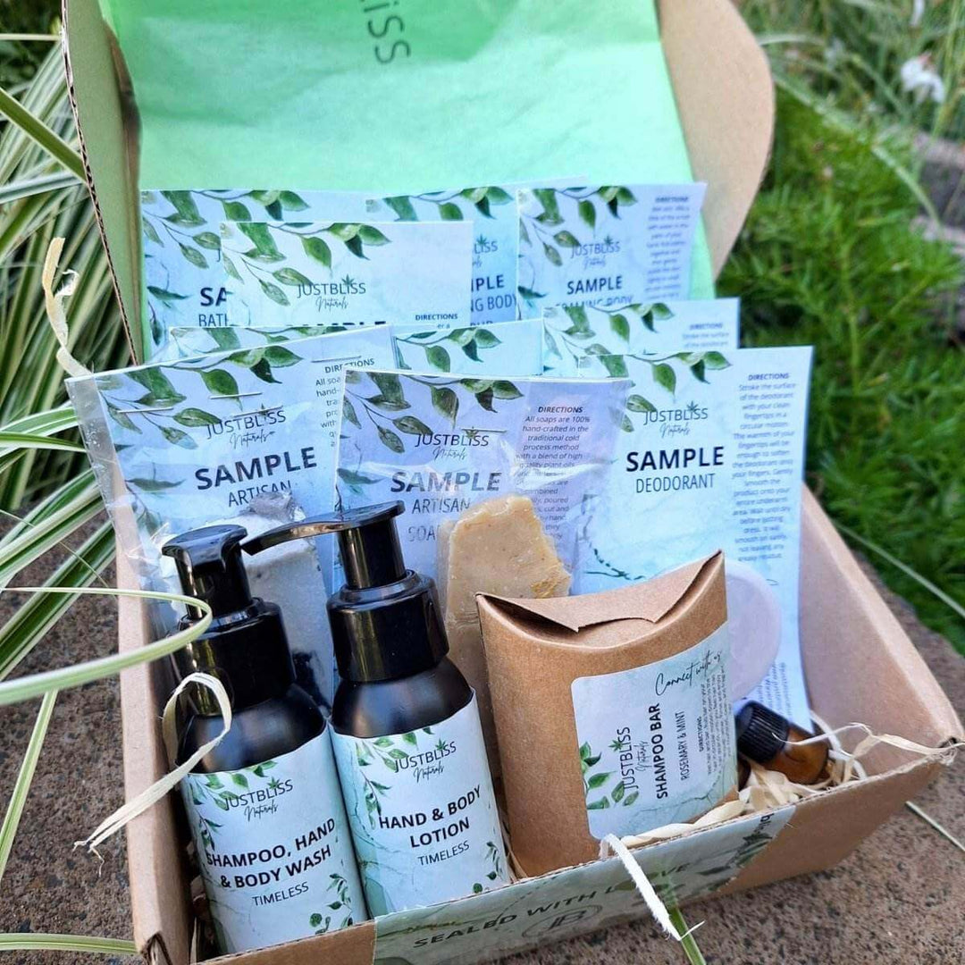 Starter Kit – Plant-Based Skincare &amp; Body Care Essentials Sampler - JUSTBLiSS Naturals
