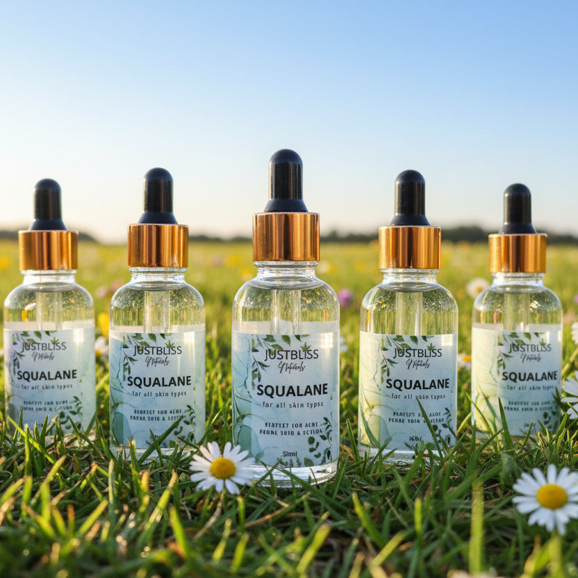 FACIAL OiL: Squalane Facial Oil (Perfect solution for Teen acne) - JUSTBLiSS Naturals