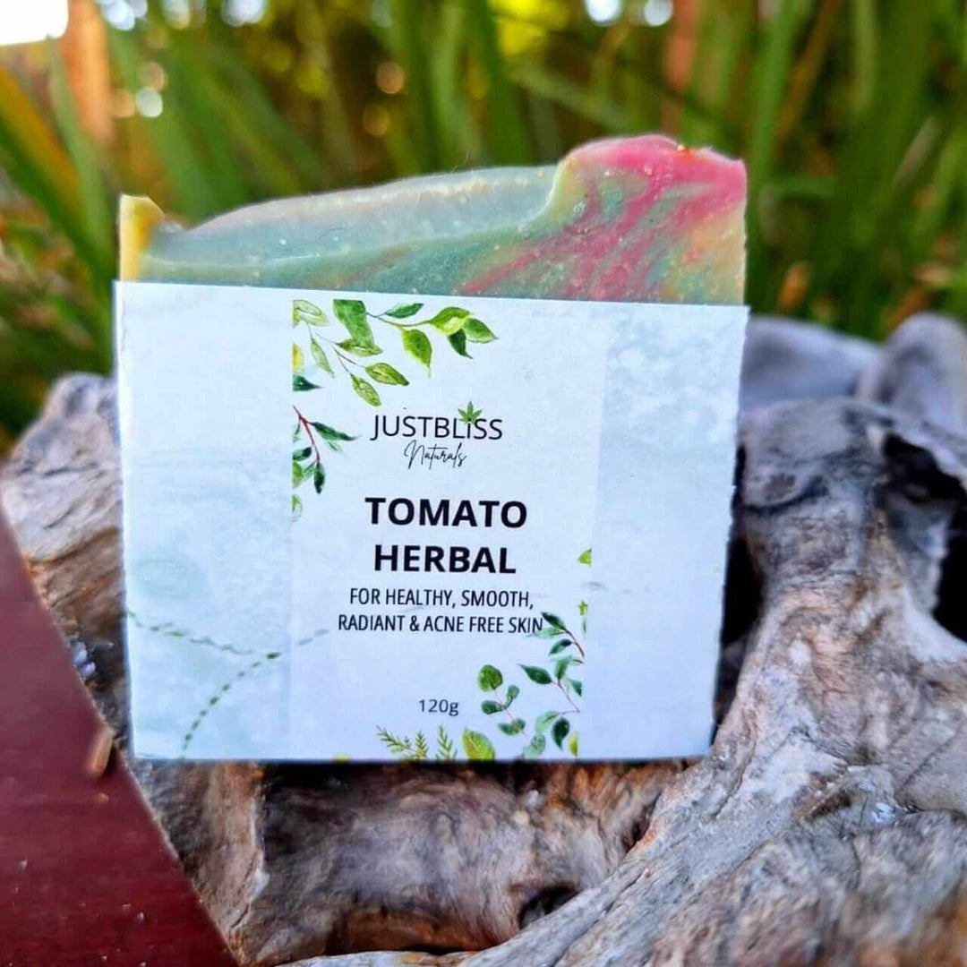 Tomato Skin Brightening Soap Bar – Even Tone &amp; Natural Glow - JUSTBLiSS Naturals