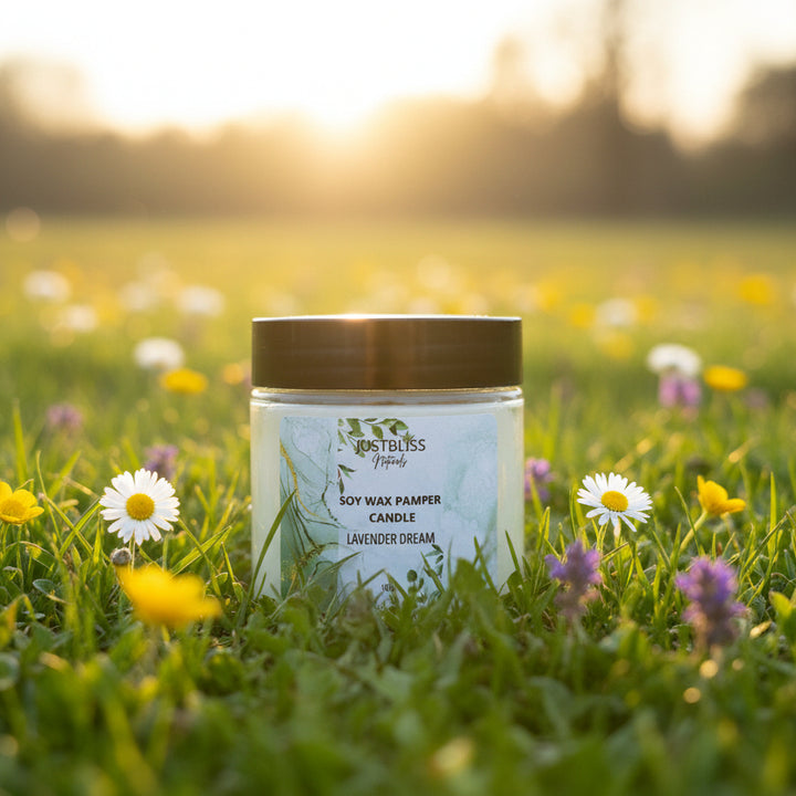 Pamper Candle - Plant-Based - JUSTBLiSS Naturals