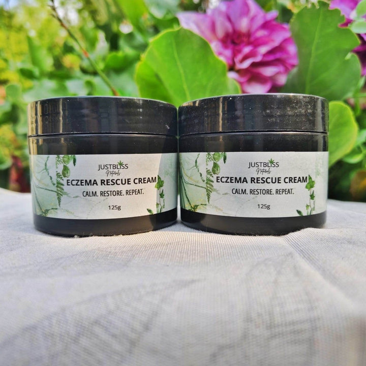 Eczema Rescue Cream – Sensitive Skin Relief with CBD &amp; Botanicals JUSTBLiSS Naturals