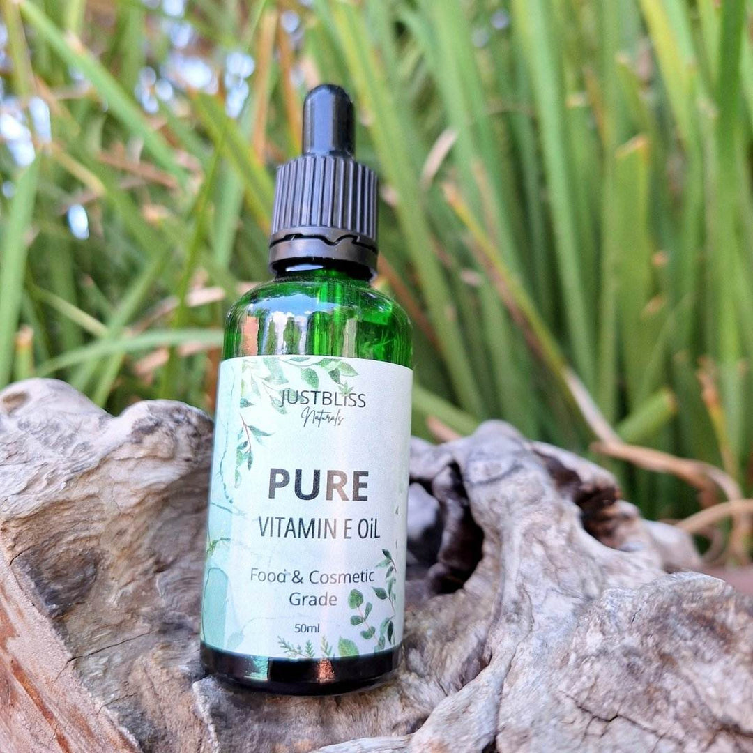 Vitamin E Oil 50ml – 100% Pure, Plant-Based Skin &amp; Hair Nourishment - JUSTBLiSS Naturals