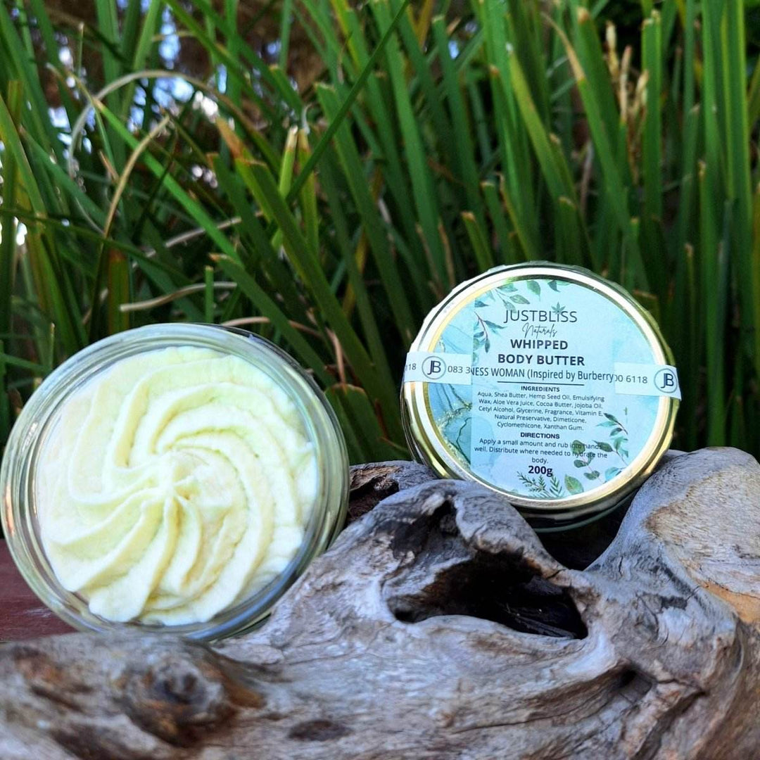 Whipped Body Butter – Deeply Hydrating Plant-Based Moisturizer, 200g - JUSTBLiSS Naturals