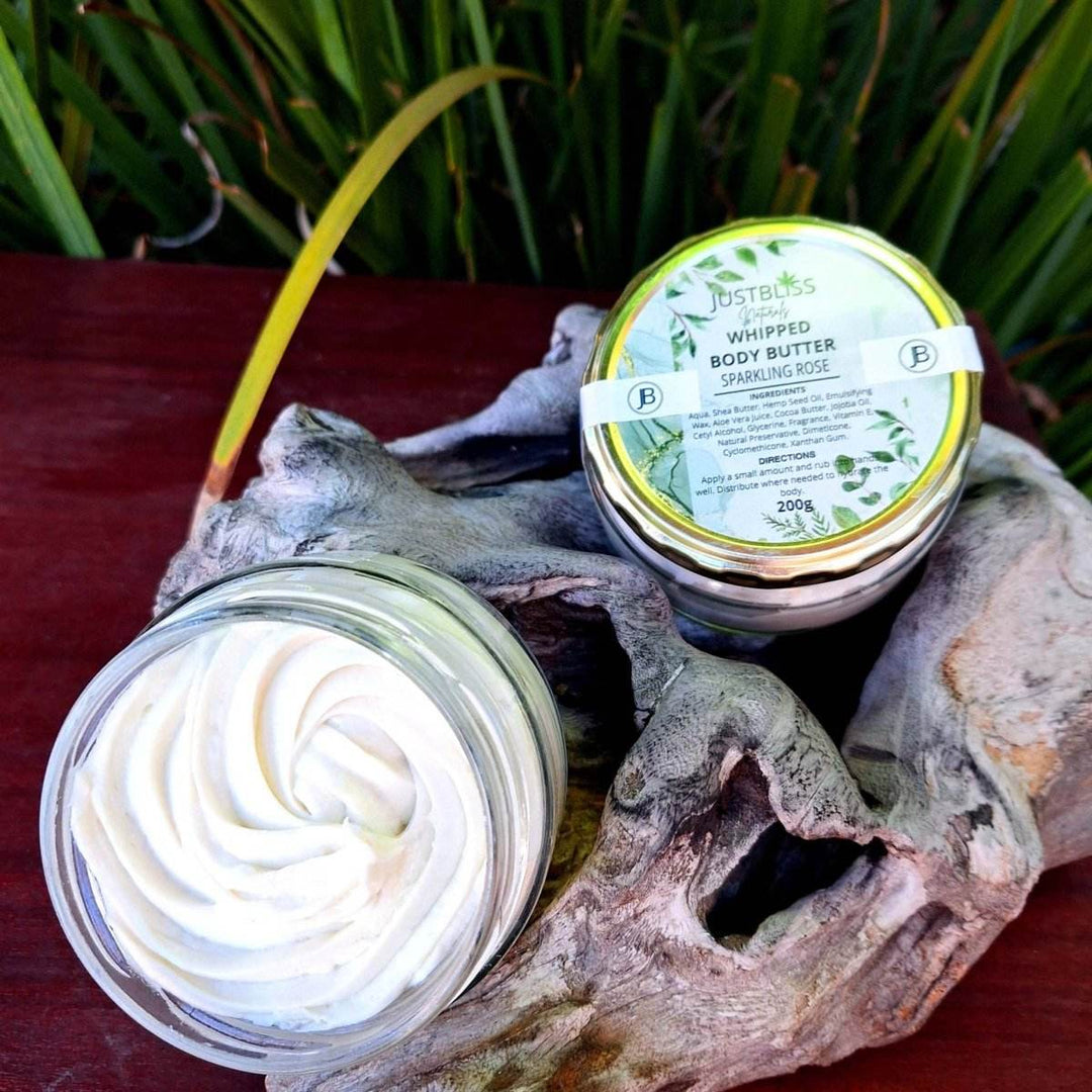 Whipped Body Butter – Deeply Hydrating Plant-Based Moisturizer, 200g - JUSTBLiSS Naturals